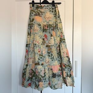 Carolina K Floral Print Maxi Skirt